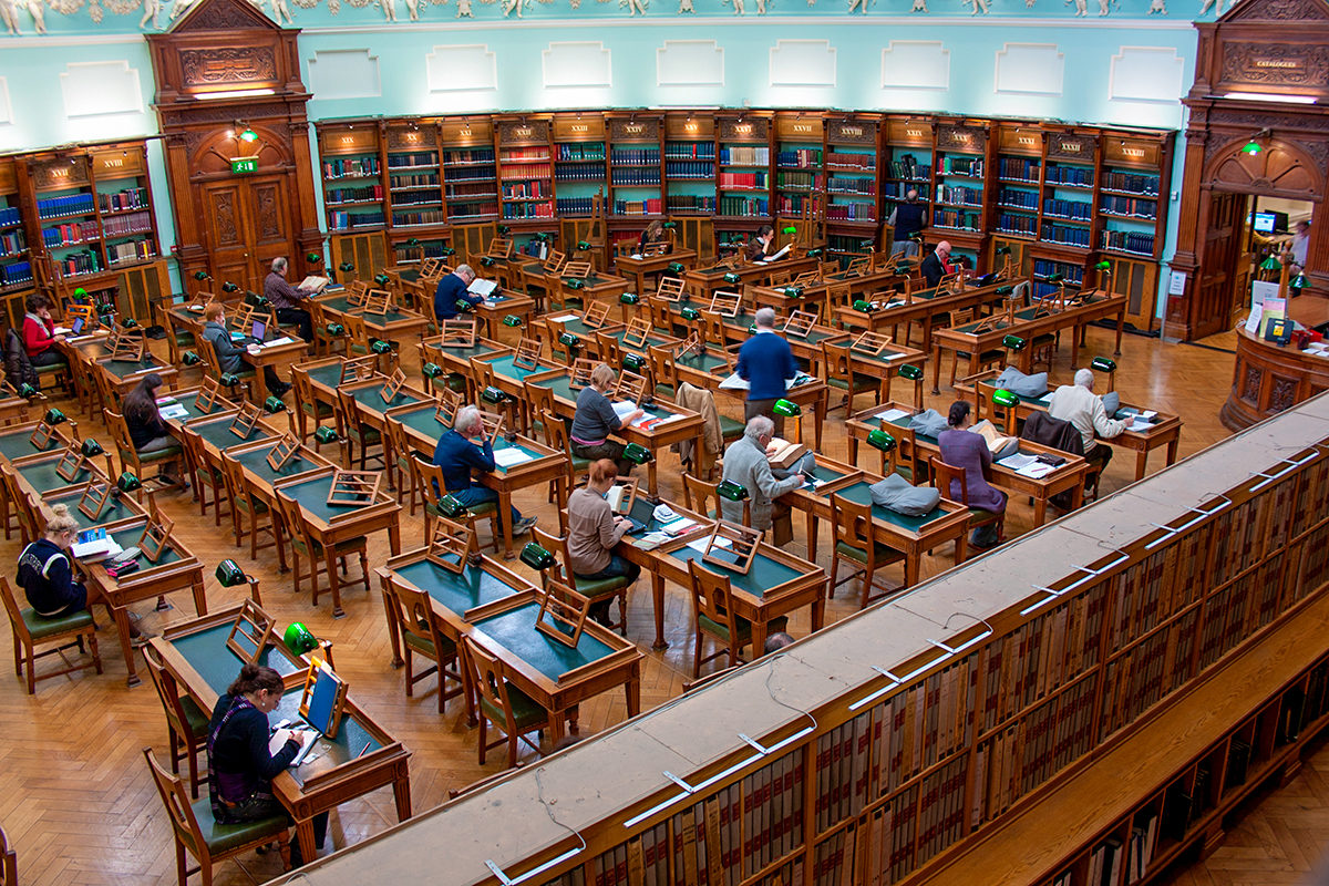 Национальная библиотека Ирландии, посетители 